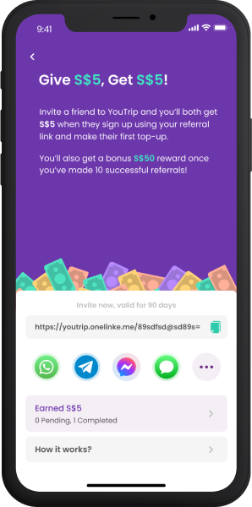 How does the YouTrip Referral Programme work? – YouTrip Support Centre